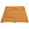 vidaXL Alfombrilla de ba&ntilde;o Liso Marr&oacute;n 100 x 55 cm Madera