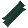 vidaXL Coj&iacute;n con almohada HOUTEN 2 uds. Verde oscuro Terciopelo