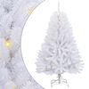 vidaXL &Aacute;rbol de Navidad artificial 150 LED PVC y Acero Blanco