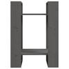 vidaXL Estanter&iacute;a/divisor de espacios madera pino gris 41x35x57 cm