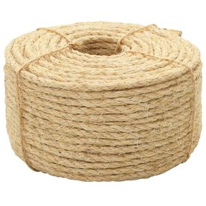 vidaXL Cuerda 100% sisal 6 mm 100 m