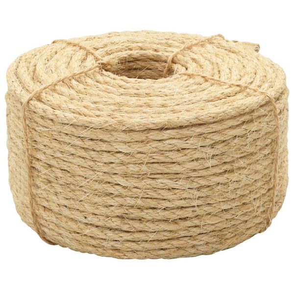vidaXL Cuerda 100% sisal 6 mm 100 m