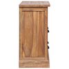 vidaXL Mesita de noche madera de teca maciza 60x30x60 cm