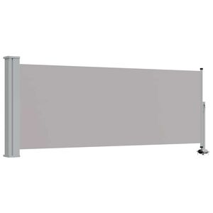 vidaXL Toldo lateral retr&aacute;ctil para patio 100x300 cm gris