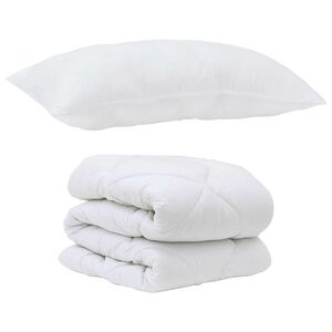 vidaXL Juego de Edredón con almohada 2 pcs Microfibra