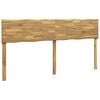 vidaXL Cabecero de borde natural ROSTOCK Blanco 200 cm