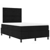 vidaXL Cama tipo Box Spring con colch&oacute;n Negro 120 x 190 cm tela
