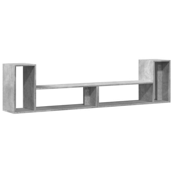 vidaXL Muebles de TV 2 uds madera ingenier&iacute;a gris hormig&oacute;n 100x30x50cm