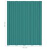 vidaXL Panel de techo 12 pcs Verde 60 x 45 cm Acero galvanizado