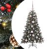 vidaXL &Aacute;rbol de Navidad artificial Verde 120 cm PVC, Pl&aacute;stico y Acero