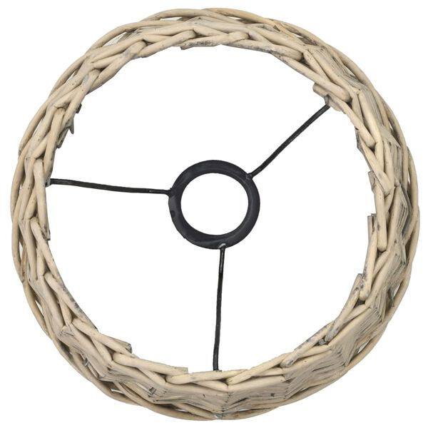 vidaXL Pantalla de lámpara de mimbre 30x20 cm natural