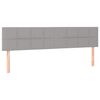 vidaXL Cama box spring con colch&oacute;n tela gris claro 120x190 cm