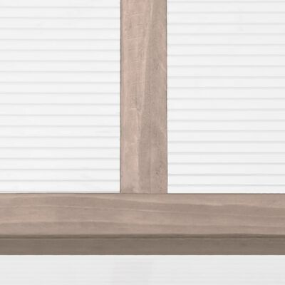 vidaXL Invernadero madera de abeto gris 110x58,5x39 cm