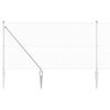 vidaXL Valla de alambre soldado con picos 25 x 1,2 m Acero Galvanizado
