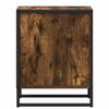 vidaXL Mesa de Noche Roble Humo 39,5 x 30 x 50 cm Madera contrachapada