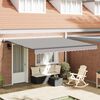 vidaXL Toldo Retr&aacute;ctil Gris Claro 400 x 300 cm Poli&eacute;ster y Acero