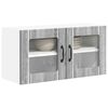 vidaXL Mueble de Cocina Gris Sonoma 80 x 31 x 40 cm