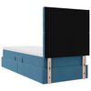 vidaXL Cama con almacenamiento y colch&oacute;n Azul Oscuro 100 x 200 cm