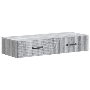vidaXL Mesa Lateral Montada en la Pared 87,5 x 34,5 x 17 cm