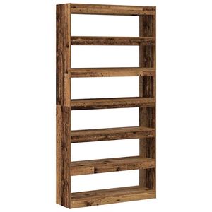 vidaXL Librer&iacute;a 6 niveles 100 x 30 x 198 cm Madera de ingenier&iacute;a