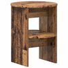 vidaXL Armario auxiliar Madera vieja &Oslash;40 x 50 cm Madera de ingenier&iacute;a