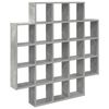 vidaXL Estante de pared Gris Hormig&oacute;n 100 x 13 x 100 cm