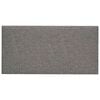 vidaXL Cabecero de Pared 12 pcs Gris Claro 30 x 15 cm tela