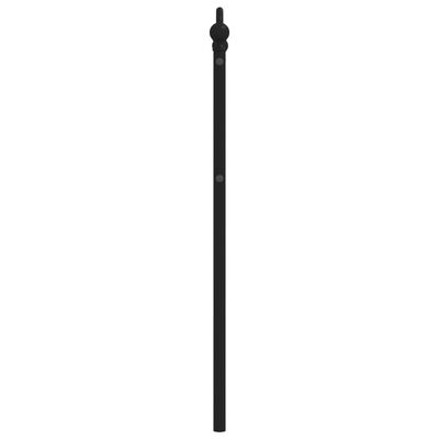 vidaXL Cabecero de metal negro 75 cm
