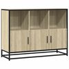 vidaXL Aparador de madera contrachapada roble sonoma 100x35x76 cm