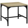 vidaXL Mesa auxiliar madera contrachapada roble Sonoma 40x40x35 cm