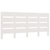 vidaXL Cabecero madera maciza de pino blanco 120x3x80 cm