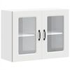 vidaXL Armario pared cocina puerta de cristal Kalmar blanca