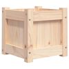 vidaXL Jardinera madera maciza de pino 31x31x31 cm