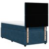 vidaXL Cama box spring con colch&oacute;n terciopelo azul oscuro 100x200 cm