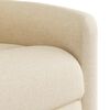 vidaXL Sill&oacute;n reclinable de tela crema