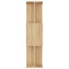 vidaXL Estantería madera contrachapada color roble Sonoma 80x24x96 cm
