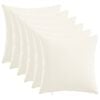 vidaXL Coj&iacute;n decorativo 6 uds. HEERLEN Blanco 30 x 30 cm Tela