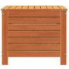vidaXL Taburete de jardín madera de pino marrón cera 62x63,5x53,5 cm