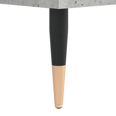 vidaXL Aparador alto madera contrachapada gris hormigón 69,5x34x180 cm