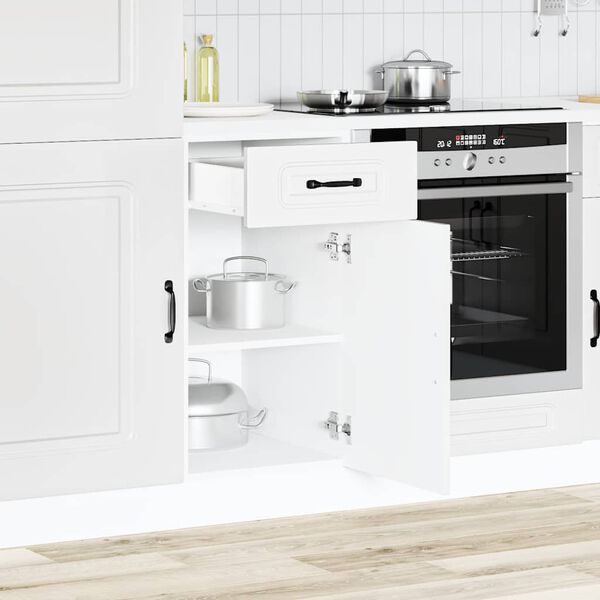 vidaXL Mueble bajo de cocina Kalmar madera de ingenier&iacute;a blanca
