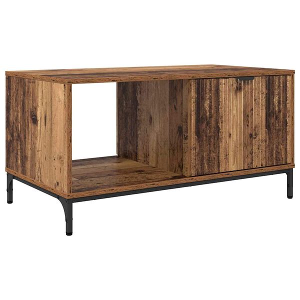 vidaXL Mesa de Caf&eacute; Madera vieja 90 x 49 x 46 cm Madera de ingenier&iacute;a