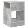 vidaXL Mesa Auxiliar 2 pcs Gris Concreto 30,5 x 30 x 45 cm