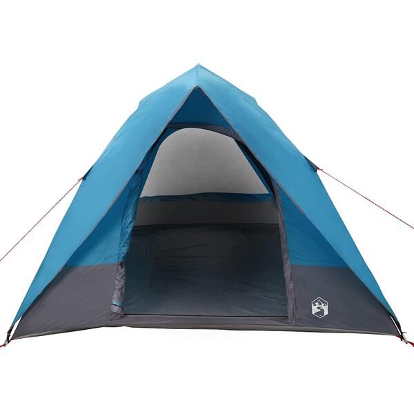 vidaXL Tienda de camping con techo Azul 275 x 230 x 140 cm tafetán