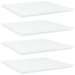 vidaXL Estante estanter&iacute;a 4uds madera contrachapada blanco 40x40x1,5cm
