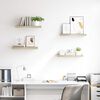 vidaXL Estante flotante de pared 4 uds MDF roble 60x23,5x3,8 cm