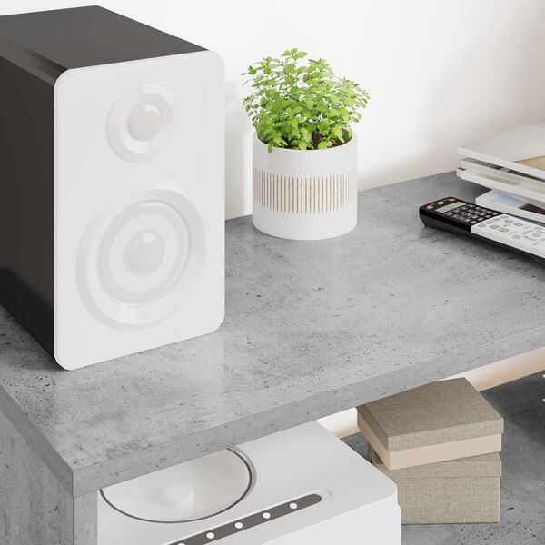 vidaXL Mueble de TV Gris Concreto 100 x 30 x 40 cm