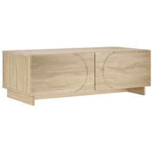 vidaXL Mesa de centro Roble Sonoma 102 x 50,5 x 35 cm