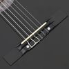 vidaXL Guitarra Clásica Western Cutaway con 6 cuerdas negra 38"