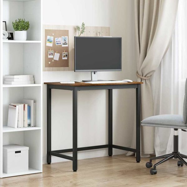 vidaXL Mesa Roble ahumado 100 x 50 x 76,5 cm