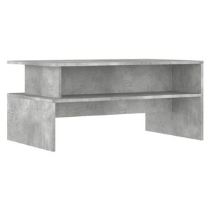 vidaXL Mesa de centro madera de ingenier&iacute;a gris hormig&oacute;n 90x55x42,5 cm